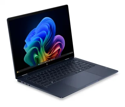 Laptop Business HP EliteBook X Flip G2i, cu procesor Intel Core Ultra 7 358H, 14'' OLED, 32 GB LPDDR5x, 1 TB, Intel Arc B390, Windows 11 Pro, 3 ani Garantie