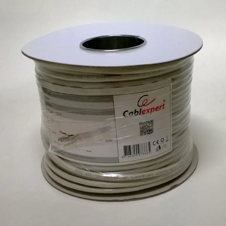 ROLA CABLU  UTP GEMBIRD, Cat6, 100m, Cupru-Aluminiu, Solid, AWG24, "UPC-6004SE-SOL/100"