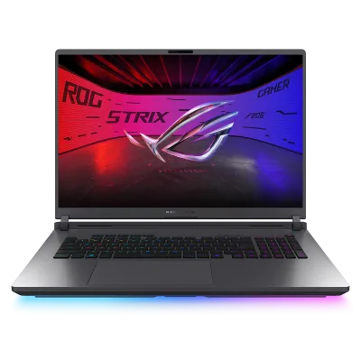 Laptop Gaming ASUS ROG Strix G18 G815LW-SA277, cu procesor Intel Core Ultra 9 290HX, 18'' Mini Led, 32 GB DDR5, 1 TB, NVIDIA GeForce RTX 5080, 16GB GDDR7, Fara OS, 2 ani Garantie