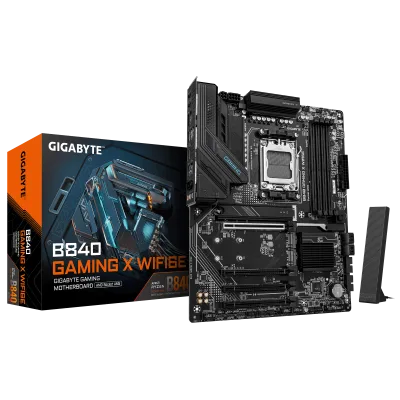 Placa de baza Gigabyte B840 GAMING X WIFI6E, Socket AM5, DDR5, ATX