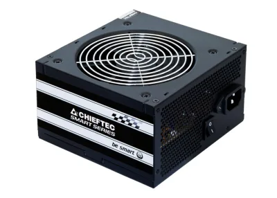 SURSA Chieftec Smart series 500 W, non-modulara, certificare 80 Plus - compatibila, ventilator 120 mm x 1, PCI-E 6+2 pin x 2, SATA x 6, "GPS-500A8" (timbru verde 2 lei)