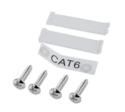 PRIZA RJ-45 aplicabila cu 2 iesiri GEMBIRD pt. cablu STP, Cat6, Keystone (LSA) x 2 | RJ-45 (M) x 2, plastic, 1 buc, "MWS-2S6-01"