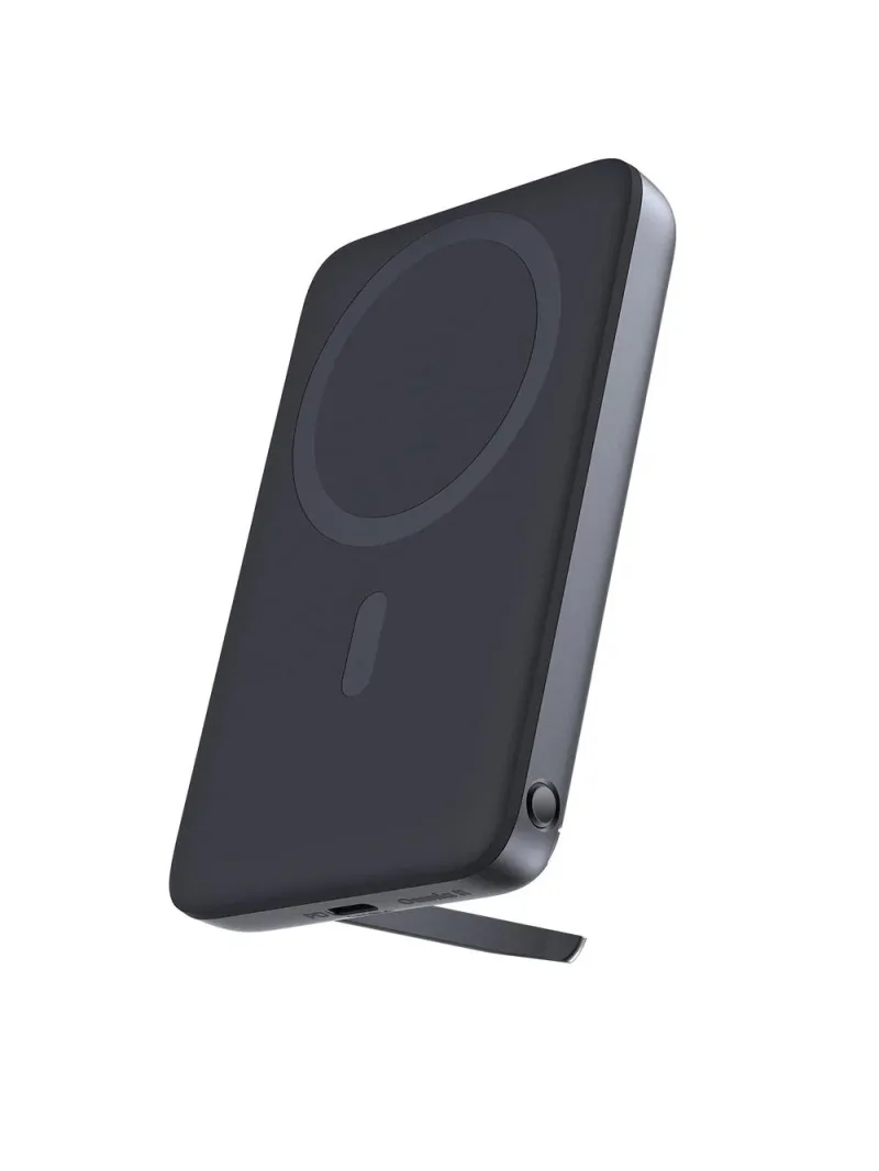 POWER BANK Aukey "PB-MS01" 6700 mAh, 20W magnetic, wireless, 1 x USB-C, 172g, negru, "US002-LLTSN1043192" (timbru verde 0.98 lei) - 689323786091