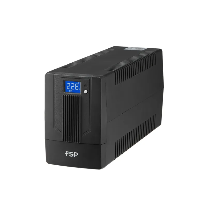UPS FORTRON Line Int. cu management, LCD,   600VA/ 360W, AVR, 2 x socket Schuko, display LCD, 1 x baterie 12V/7Ah, conector USB, combo RJ11/RJ45, "iFP600" "PPF3602700"  (timbru verde 4 lei)