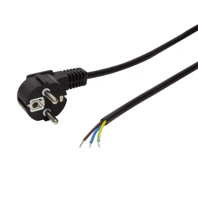 CABLU alimentare LOGILINK 1.8m, intrare Schuko, iesire fire fara conector 3 x 0.75mm2, 10A / 2500W, 1.5m, black, "CP135" (timbru verde 0.18 lei)