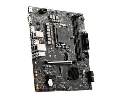 Placa de baza MSI PRO H610M-G, Socket LGA1700, DDR5, mATX, Negru "PRO H610M-G"
