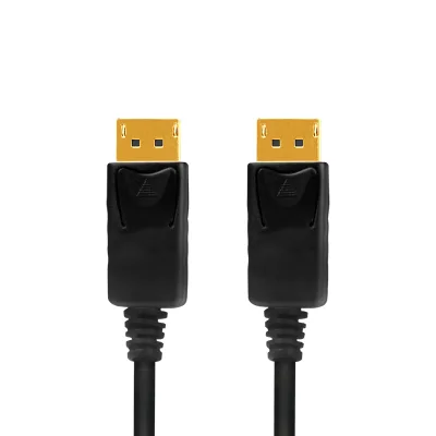 CABLU video LOGILINK, DisplayPort (T) la DisplayPort (T) 1.2, 5m, conectori auriti, rezolutie maxima 4K (3840 x 2160) la 60 Hz, plastic, triplu ecranaj, CCS, negru, "CD0103" (timbru verde 0.8 lei)