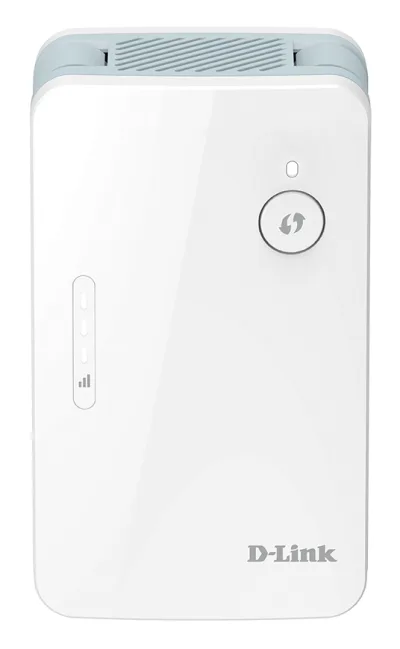 RANGE EXTENDER D-LINK wireless AX1500Mbps, 1 port Gigabit, 2 antene externe, dual band AX1500, 2.4GHz si 5GHz, EAGLE PRO AI, 2 x2 Wi-Fi 6, "E15", (timbru verde 2 lei)