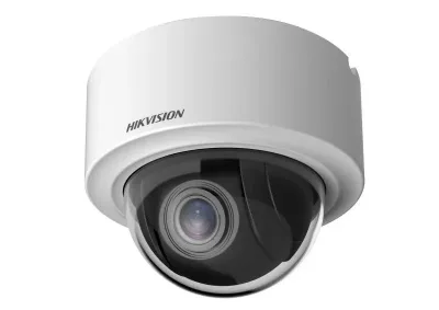 Camera supraveghere Hikvision IP Mini PT Dome DS-2DE3204W-DE(T5)B, Max. Resolution:1920 × 1080/ 2MP, Zoom:4 × optical, 16 × digital; Focal Length:2.8 -12 mm; 120 dB WDR, SNR ≥ 52 dB; Built-in memory card slot, support microSD/microSDHC/microSDXC card,
