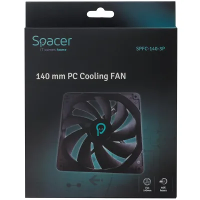 Ventilator Carcasa SPACER SPFC-140-3P, 14 cm, 1400 RPM