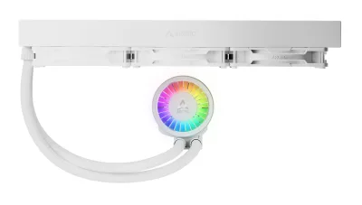 COOLER Arctic "Liquid Freezer III Pro 420 ARGB", skt. LGA1851, LGA 1700, AM4, AM5, racire cu lichid, 3 x 140mm, 400 - 2500 RPM, ARGB adresabil, alb "ACFRE00189A" (timbru verde 2.00 lei)