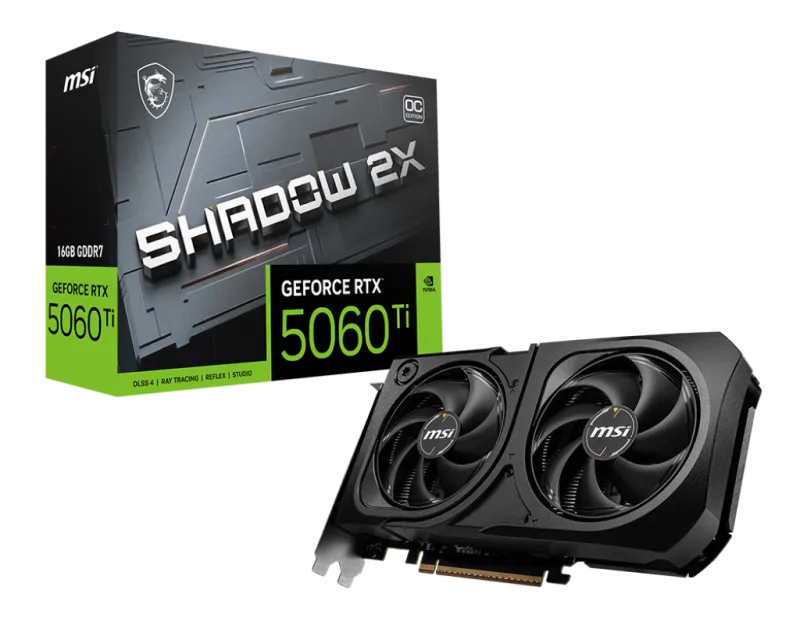 Placa video MSI GeForce RTX 5060 Ti, 16GB GDDR7, PCI Express 5.0, 128-bit