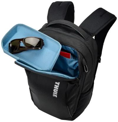 RUCSAC THULE , pt. notebook de max. 15.6 - 17 inch, 23 l, 1 compartiment, buzunar frontal x 3 | buzunar lateral x 2, waterproof, poliester, negru, Accent 3205381