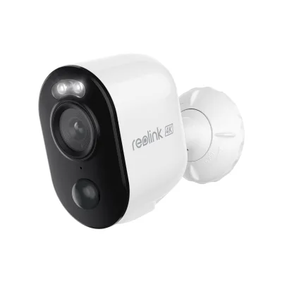 Camera de supraveghere Reolink Argus Series B350 Smart 4K 8MP Standalone Wire-Free Camera with 5/2.4GHz Dual-Band WiFi, White "BWC4K01" (timbru verde 0.8 lei)