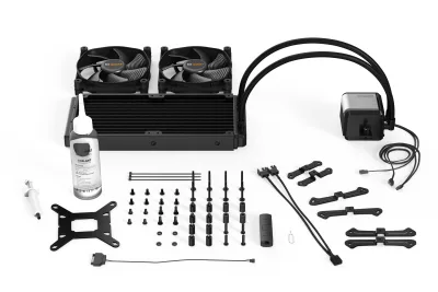 COOLER be quiet! "SILENT LOOP 2", racire lichid, skt. Intel LGA1700/1200/115x/2011-v3, AMD AM5/AM4/sTRX4,radiator aluminiu,pompa 2800rpm, fan 2x120mm,2200 rpm,4-pin, ARGB "BW010" (timbru verde 2 lei)