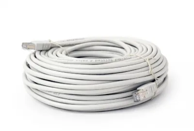 PATCH CORD S/FTP SPACER Cat6, cupru-aluminiu, 30 m, alb, AWG26, "SPPC-SFTP-CAT6-30M" (timbru verde 0.8 lei)