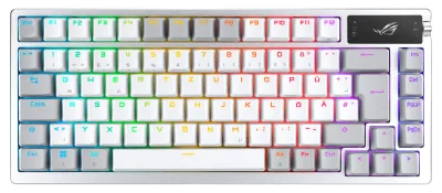 ROG Azoth RGB NX Snow Switch Mecanica "90MP031A-BKUA11" (timbru verde 0.8 lei)