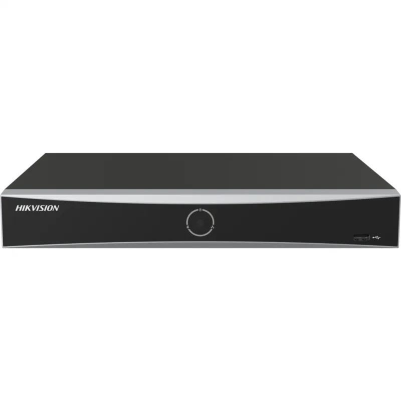 NVR Hikvision 8 canale AcuSearch DS-7608NXI-K1(E); Enable AI by NVR: 8- ch@1080p (2 MP, 30 fps) / Disable AI by NVR: 8-ch@1080p (2 MP, 30 fps), H.265, H.265+, H.264, H.264+, iesiri: HDMI (4K)/VGA independente, 1x SATA max 16TB pe HDD, AI by NVR: Facial