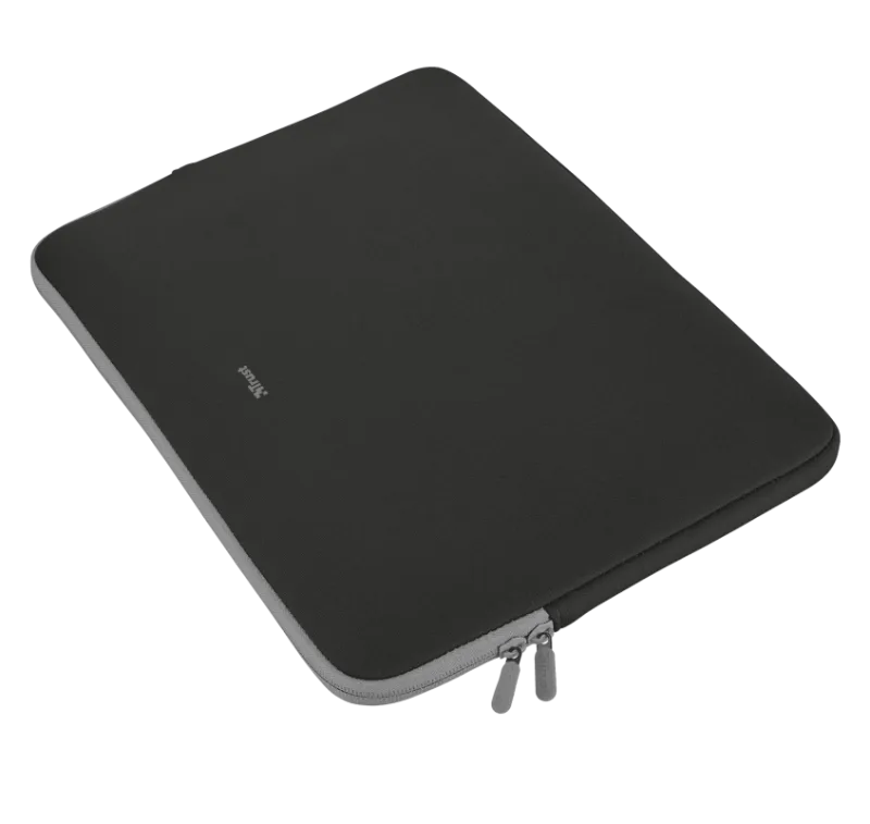 Geanta laptop Trust Primo Soft Sleeve, Negru, 2 ani Garantie