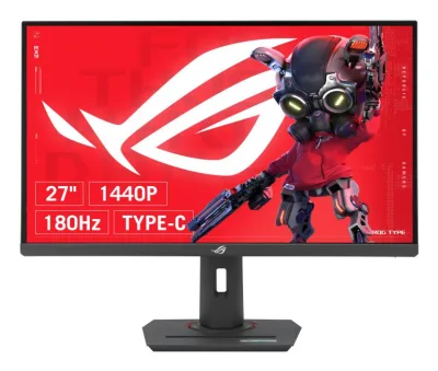 Monitor Gaming ASUS XG27UCS, 27", 3840 x 2160 pixeli, Black, 3 ani Garantie