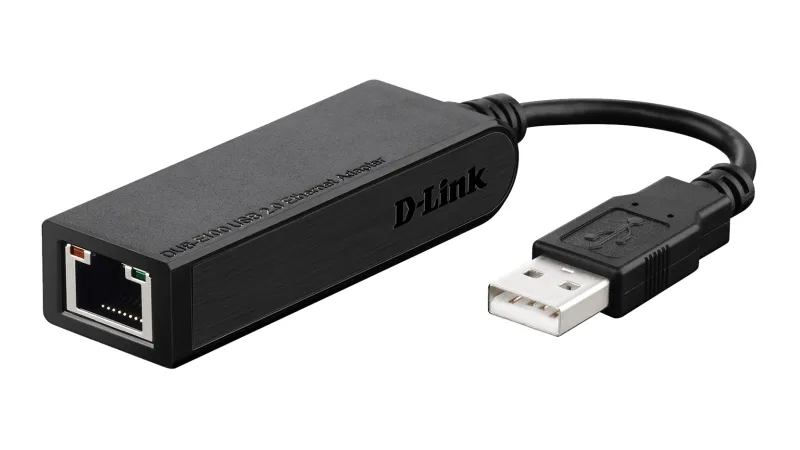 ADAPTOR RETEA D-LINK , extern, USB 2.0, port RJ-45, 100 Mbps, "DUB-E100" (timbru verde 0.18 lei)