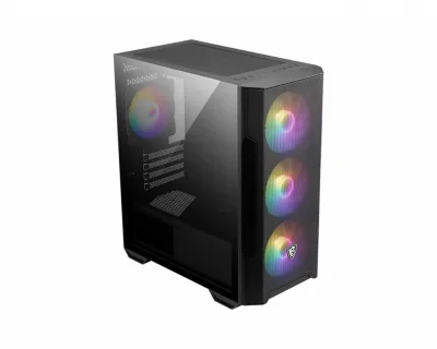MSI MAG FORGE M100R Case mATX Mini-ITX ABS Plastic SPCC Steel Tempered Glass with A-RGB fans "MAG FORGE M100R" (timbru verde 0.32 lei)