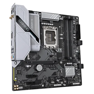 Placa de baza Gigabyte B760M GAMING PLUS WIFI, Socket 1700, DDR4, Micro-ATX