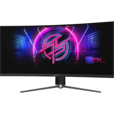 Monitor Gaming Rapid VA LED MSI 34" MPG 346CQRF X24, UWQHD (3440 x 1440), HDMI, DisplayPort, Ecran Curbat, 240 Hz, 0.5 ms (Negru) "MPG 346CQRF X24" (timbru verde 7 lei)