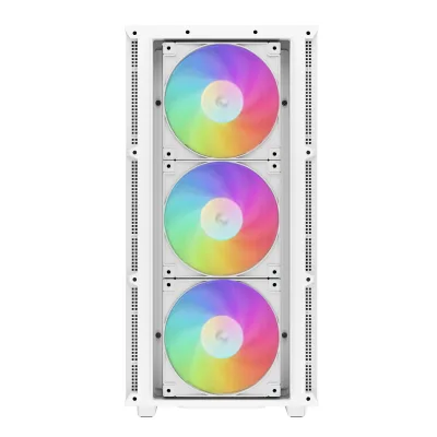 CARCASA DeepCool "CH560 DIGITAL WH", Middle Tower, ATX, fara sursa, sticla securizata,4 ventilatoare incluse,iluminare RGB, alb, USB 3.2 gen 1 x 1, USB Type-C x 1,Jack 3.5mm "R-CH560-WHAPE4D-G-1"