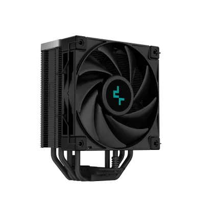Cooler Deepcool "AK400 Zero Dark", compatibil skt. Intel si AMD, racire cu aer, ventilator 120 mm, 1850 rpm, inaltime cooler 155 mm, 4 heatpipe,  "R-AK400-BKNNMN-G-2" (timbru verde 0.8 lei)