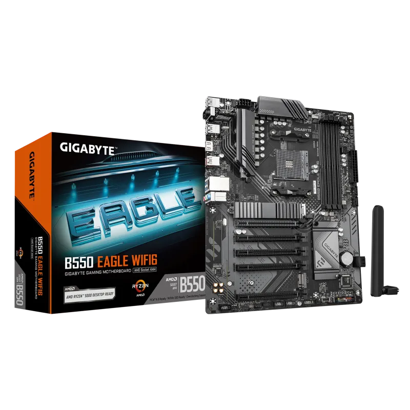 Placa de baza Gigabyte B550 EAGLE WIFI6, Socket AM4, DDR4, ATX
