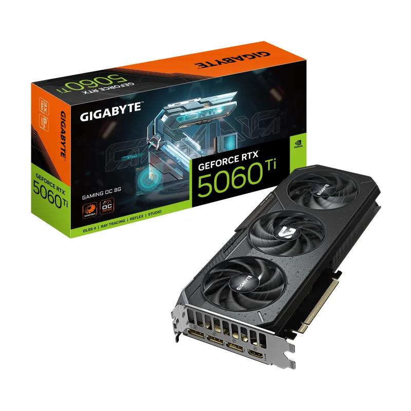GIGABYTE GeForce RTX 5060 Ti GAMING OC 8GB GDDR7 3xDP 1xHDMI VGA "GV-N506TGAMING OC-8GD"