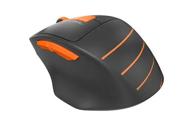 MOUSE A4tech, "FG30", gaming, wireless, 2.4GHz, optic, 2000 dpi, butoane/scroll 6/1, , negru / portocaliu, 45507106 "FG30 Orange" (timbru verde 0.18 lei)