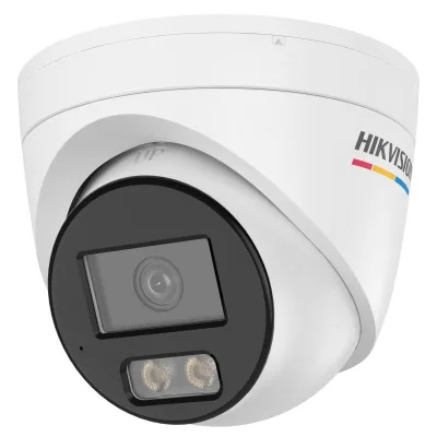 Camera de supraveghere IP Turret 4MP ColorVu 3.0 Hikvision DS-2CD1347G3H-LIU(2.8MM), lentila fixa 2.8mm, iluminare: Color: 0.0001 Lux @ (F1.0, AGC ON)cu IR: 30m, microfon incorporat, interfata: 1 x RJ45 10 M/100 M self-adaptive Ethernet port, alarma la