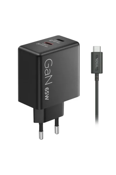 Incarcator Laptop Lenovo 40AW065BEU, 65W, Negru, 1 an Garantie