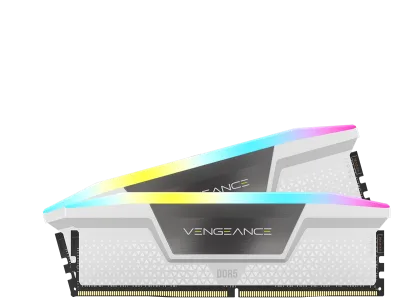 Memorie Vengeance RGB White 32GB DDR5 6000MHz CL 30 Dual Channel "CMH32GX5M2B6000C30W"