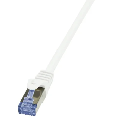 PATCH CORD S/FTP LOGILINK Cat6a, LSZH, cupru, 15 m, alb, AWG26, dublu ecranat "CQ3101S" (timbru verde 0.8 lei)