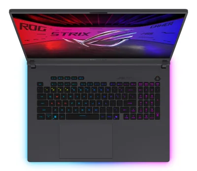 Laptop ASUS ROG Strix G18 (2025), Intel Core i9-14900HX, 18 inch, RAM 32GB, SSD 1TB, GeForce RTX 5070 8GB, No OS, Eclipse Gray "G815JPR-S9025" ((timbru verde 3.5 lei)