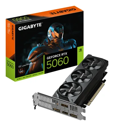 VGA GIGABYTE RTX 5060 OC LOW PROFILE 8GB "GV-N5060OC-8GL"
