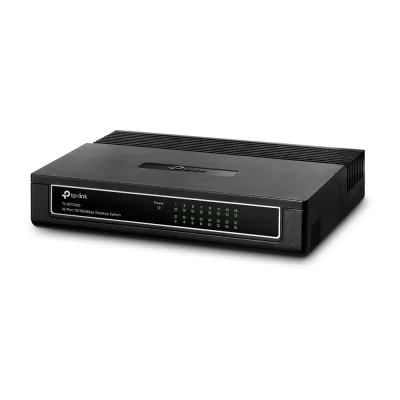 SWITCH TP-LINK 16 porturi 10/100Mbps, carcasa plastic "TL-SF1016D" (timbru verde 2 lei)