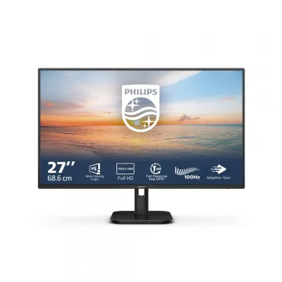 Monitor Consumer Philips 27E1N1100A/00, 27", 1920 x 1080 pixeli, Black, 3 ani Garantie