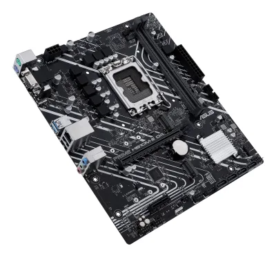 PLACA de BAZA Asus "PRIME H610M-E D4-CSM", skt LGA 1700, mATX, Intel H610, 2 x DDR4, max. 64 GB, 4 x SATA, 2 x M.2, 7.1, "PRIME H610M-E D4-CSM"