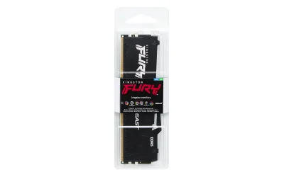 Memorie DDR Kingston DDR5 16GB frecventa 5200 Mhz, 1 modul, radiator, iluminare RGB, latenta CL40, "KF552C40BBA-16"