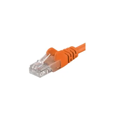 Patchcord UTP RJ45-RJ45 Cat.5e 5m, portocaliu, "UTP-5E-5-O" (timbru verde 0.08 lei)