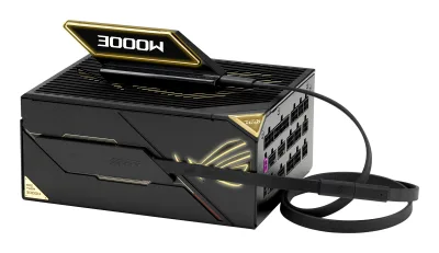 CASE PSU ATX 3000W/ROG-THOR-3000T3-GAM-20TH ASUS"ROG-THOR-3000T3-GAMING-20TH" (timbru verde 2 lei)