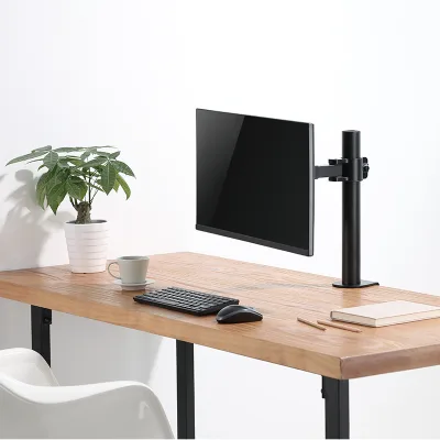 SUPORT de birou LOGILINK, pt 1 TV/monitor plat, diag. max 32 inch, rotatie, inclinare, verticala, max 9 Kg, negru, "BP0104"