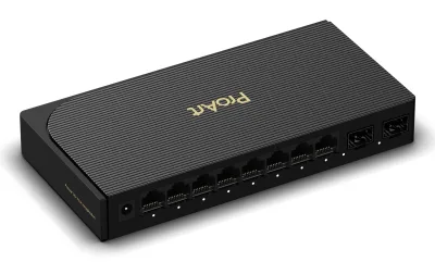 Switch ASUS ProArt PQG-U1080, 8-Port 2.5G + 2-Port 10G SFP+Switch, Negru