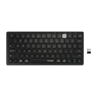 TASTATURA Kensington, wireless, 2.4GHz + BT, negru,  "K75502UK"  (timbru verde 0.8 lei)
