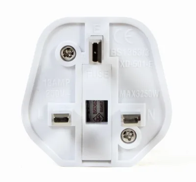 ADAPTOR EU GEMBIRD, Socket EU, conectare prin Socket UK (T), 13 A, fara protectie, alb, "A-AC-EUFUKM-01" (timbru verde 0.18 lei)