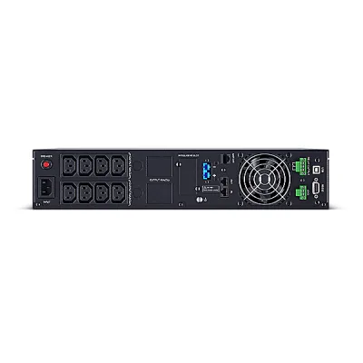 UPS CYBER POWER Online dubla conversie cu Sinusoida Pura, rack 2U, 1000VA/900W Rack/Tower 2U, 8x IEC C13 1x IEC C19, "OLS1000ERT2UA" (timbru verde 11 lei)